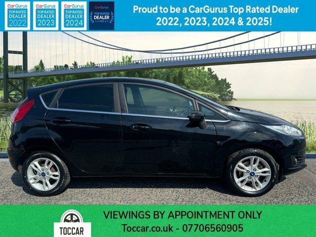 Ford Fiesta 1.25 Zetec Hatchback Euro 6 82 NJ17NMA Black #2
