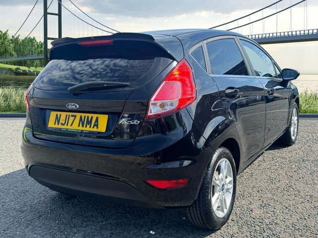 Ford Fiesta 1.25 Zetec Hatchback Euro 6 82 NJ17NMA Black #3