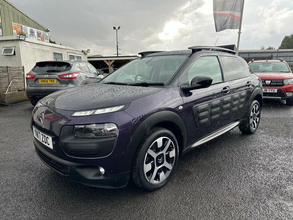 Citroen C4 Cactus Hatchback 1.2 Puretech Flair Euro 6 Ss 201 YN17ZDC Purple #3