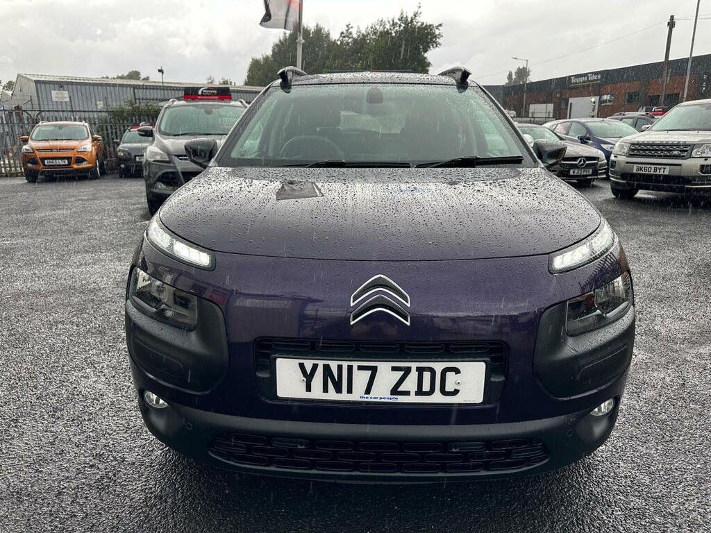 Citroen C4 Cactus Hatchback 1.2 Puretech Flair Euro 6 Ss 201 YN17ZDC Purple #2