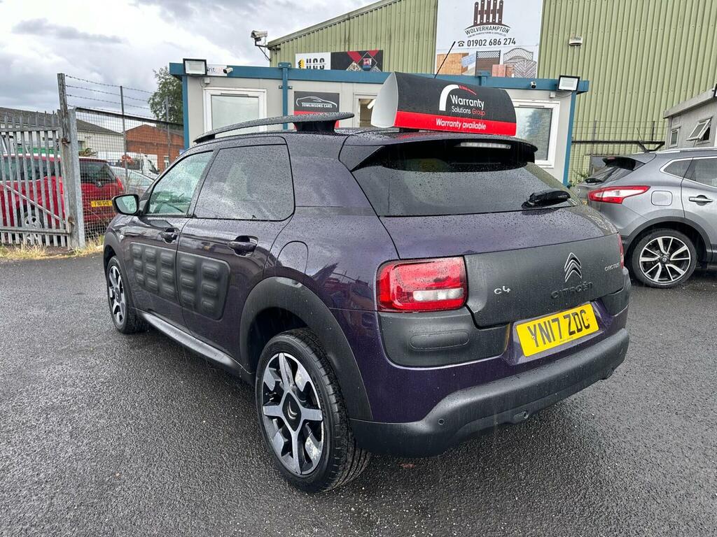 Citroen C4 Cactus Hatchback 1.2 Puretech Flair Euro 6 Ss 201 YN17ZDC Purple #4