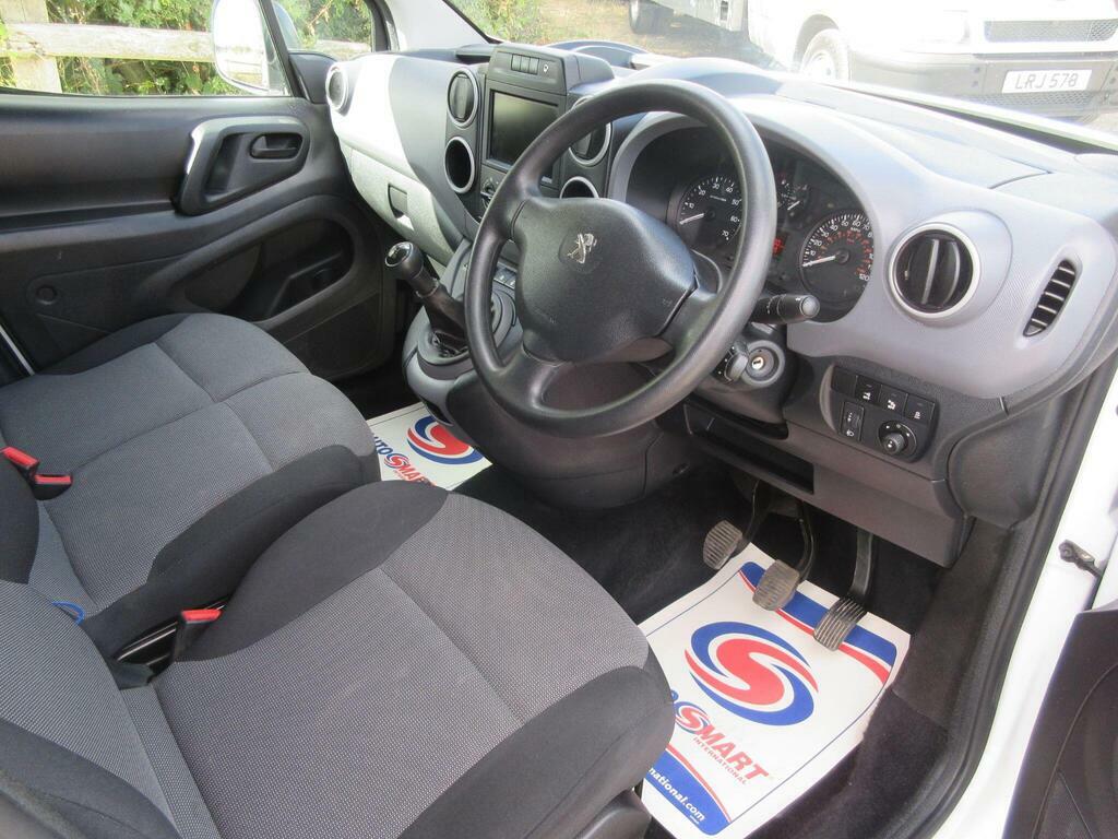 Peugeot Partner 1.6 Bluehdi 756 S Panel Van 6Dr L2 White #16