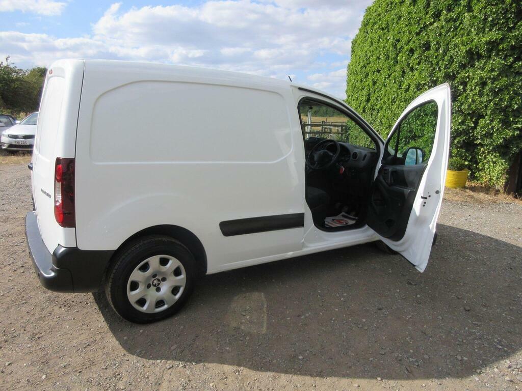 Peugeot Partner 1.6 Bluehdi 756 S Panel Van 6Dr L2 White #8