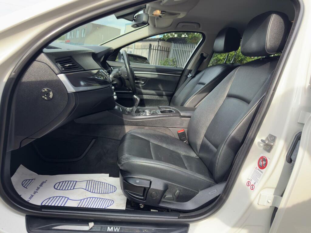 BMW 5 Series 2.0 520D Ed Efficientdynamics Euro 5 Ss White #3
