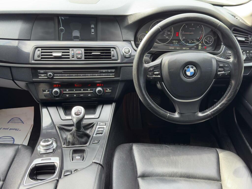 BMW 5 Series 2.0 520D Ed Efficientdynamics Euro 5 Ss White #5