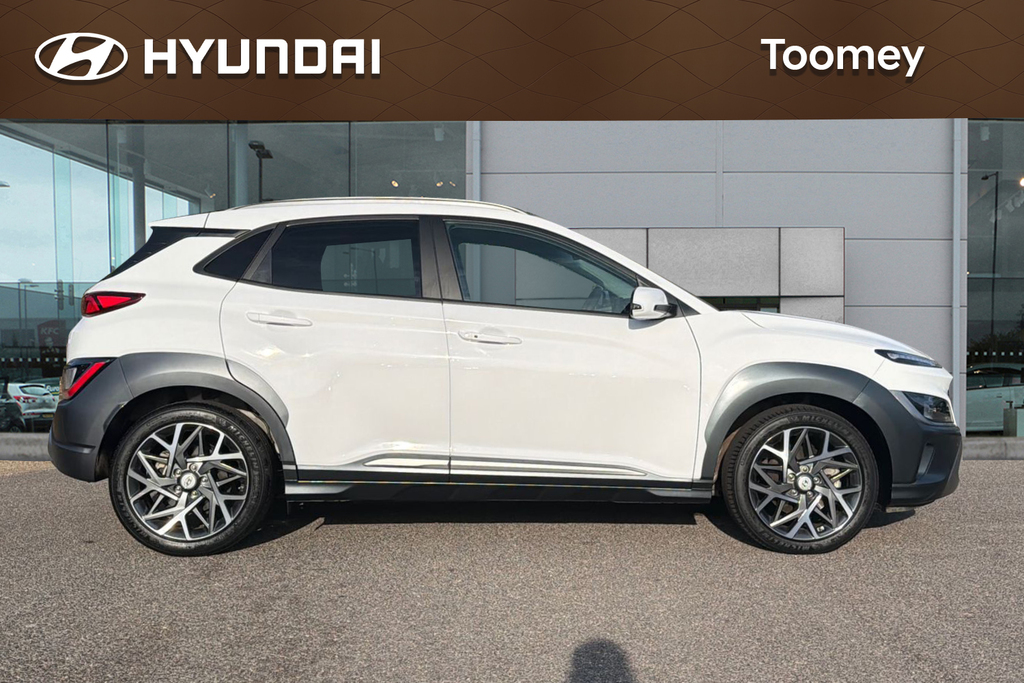 Hyundai Kona 1.6 H Gdi Premium Suv Hybrid Dct AD72FAK White #4