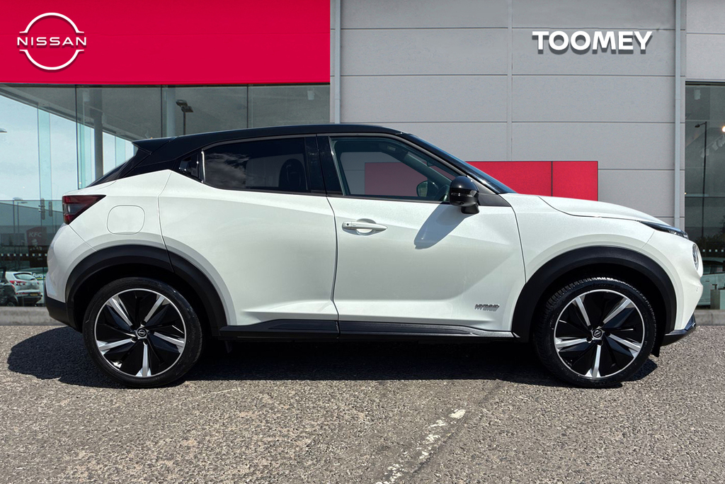 Nissan Juke 1.6 Tekna Plus Suv Hybrid DS23XEF White #4