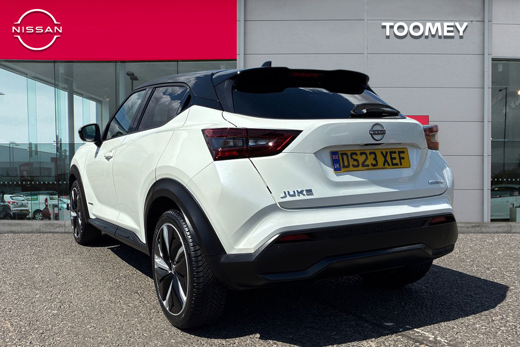 Nissan Juke 1.6 Tekna Plus Suv Hybrid DS23XEF White #3