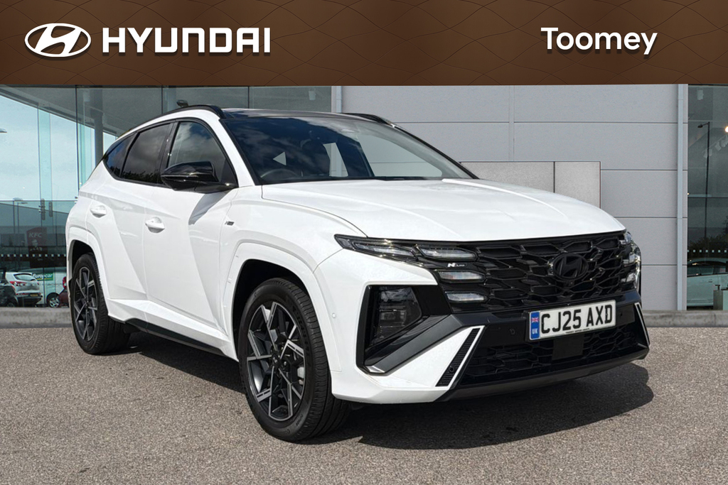 Hyundai Tucson 1.6 T Gdi N Line S Suv Hybrid Euro White