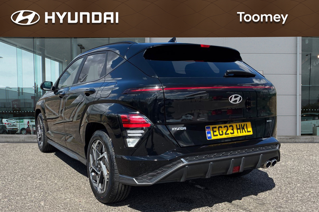 Hyundai Kona 1.6 H Gdi N Line S Suv Hybrid Dct Euro Black #3