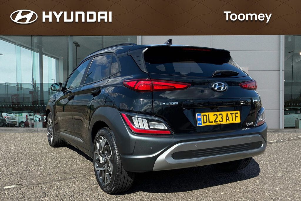 Hyundai Kona 1.6 H Gdi Ultimate Suv Hybrid Dct Euro Black #3