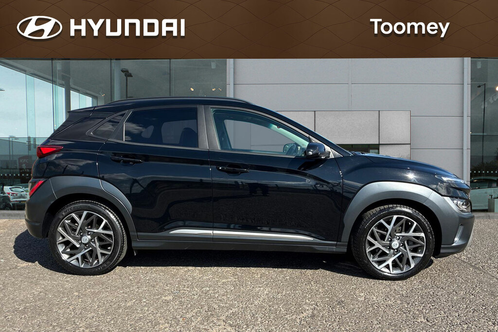 Hyundai Kona 1.6 H Gdi Ultimate Suv Hybrid Dct Euro Black #4