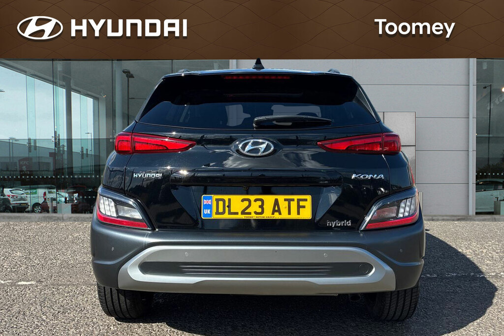 Hyundai Kona 1.6 H Gdi Ultimate Suv Hybrid Dct Euro Black #6