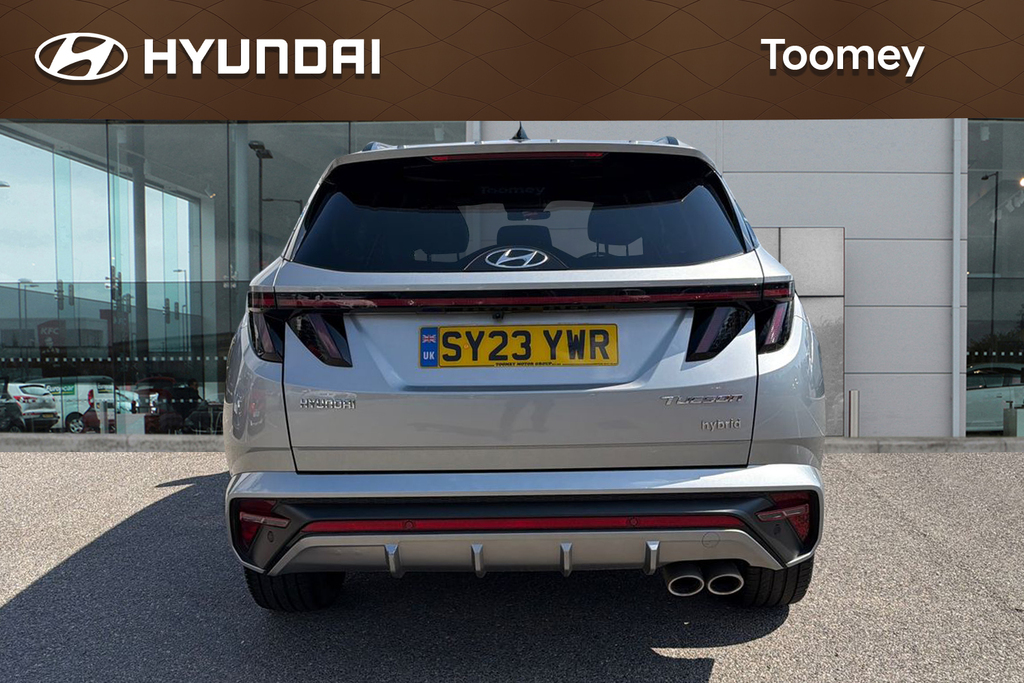 Hyundai Tucson 1.6 H T Gdi N Line Suv Hybrid SY23YWR Silver #6