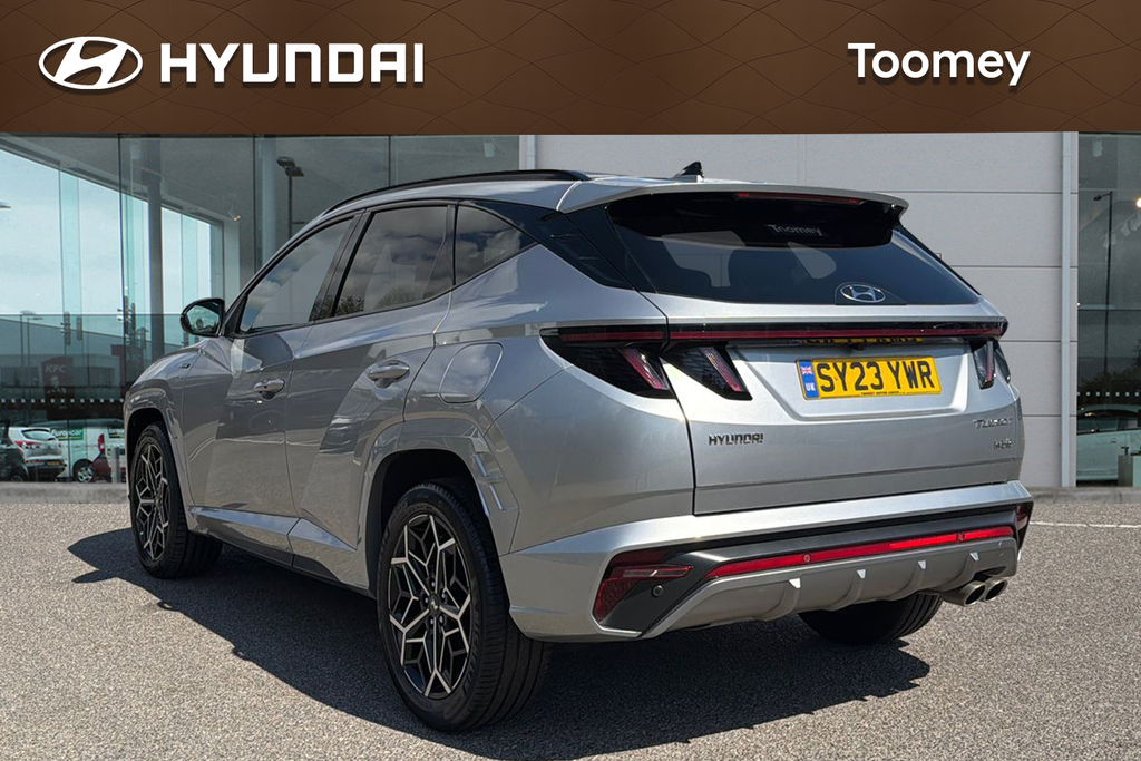 Hyundai Tucson 1.6 H T Gdi N Line Suv Hybrid SY23YWR Silver #3