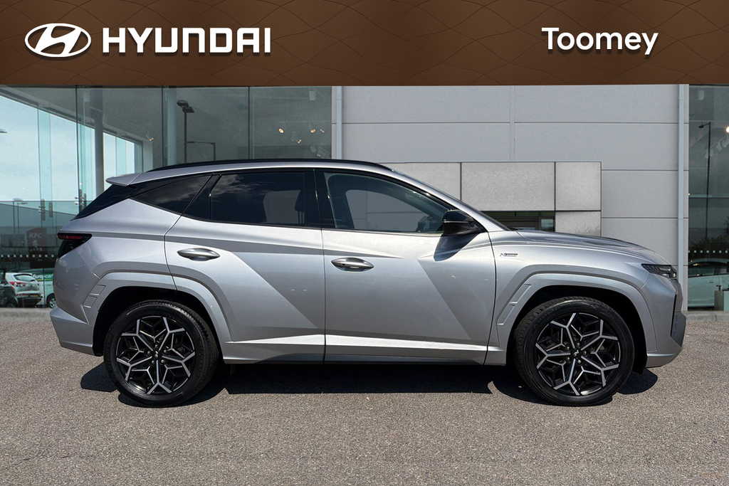 Hyundai Tucson 1.6 H T Gdi N Line Suv Hybrid SY23YWR Silver #4