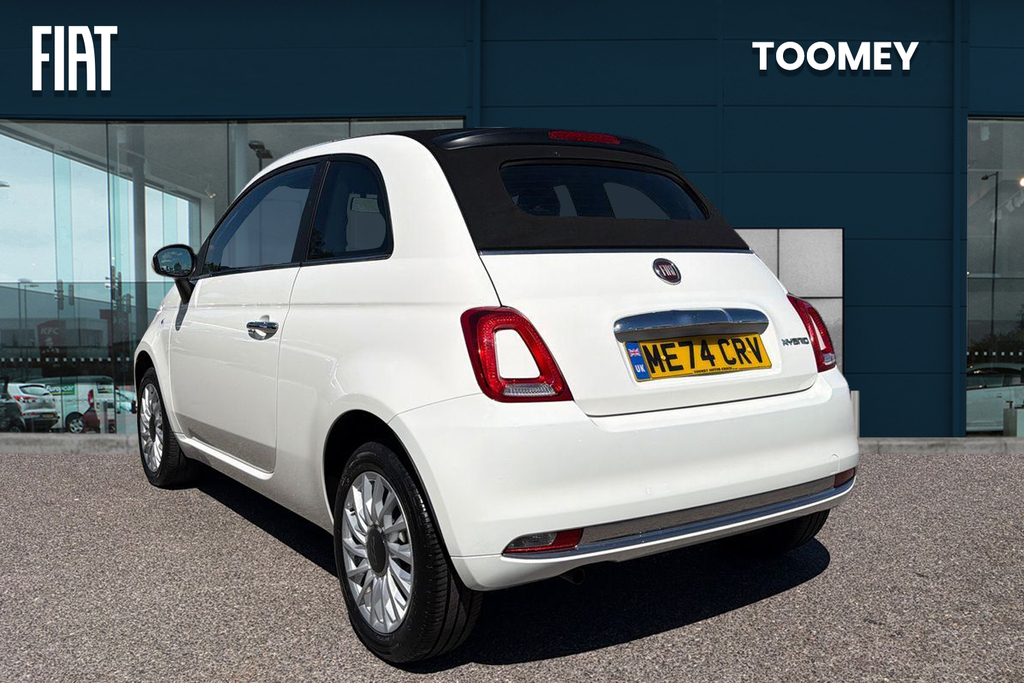 Fiat 500C 1.0 Mhev Convertible Euro 6 Ss White #3