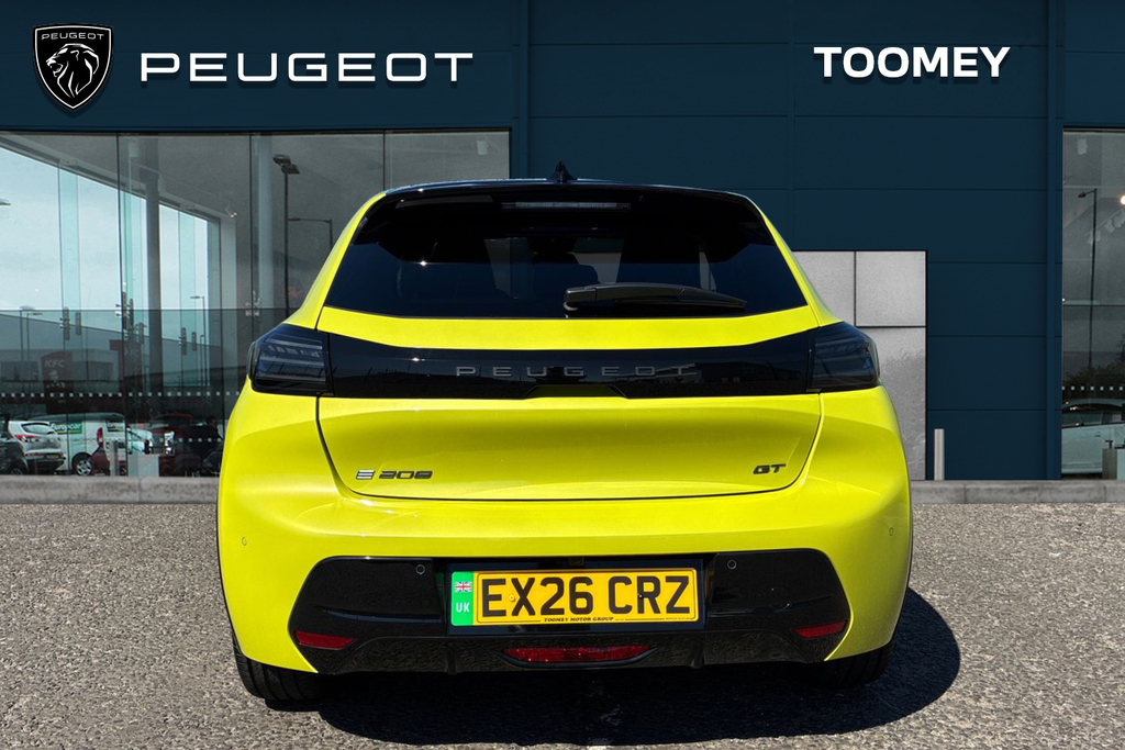 Peugeot e-208 51Kwh Gt Hatchback 11Kw Charger Yellow #5