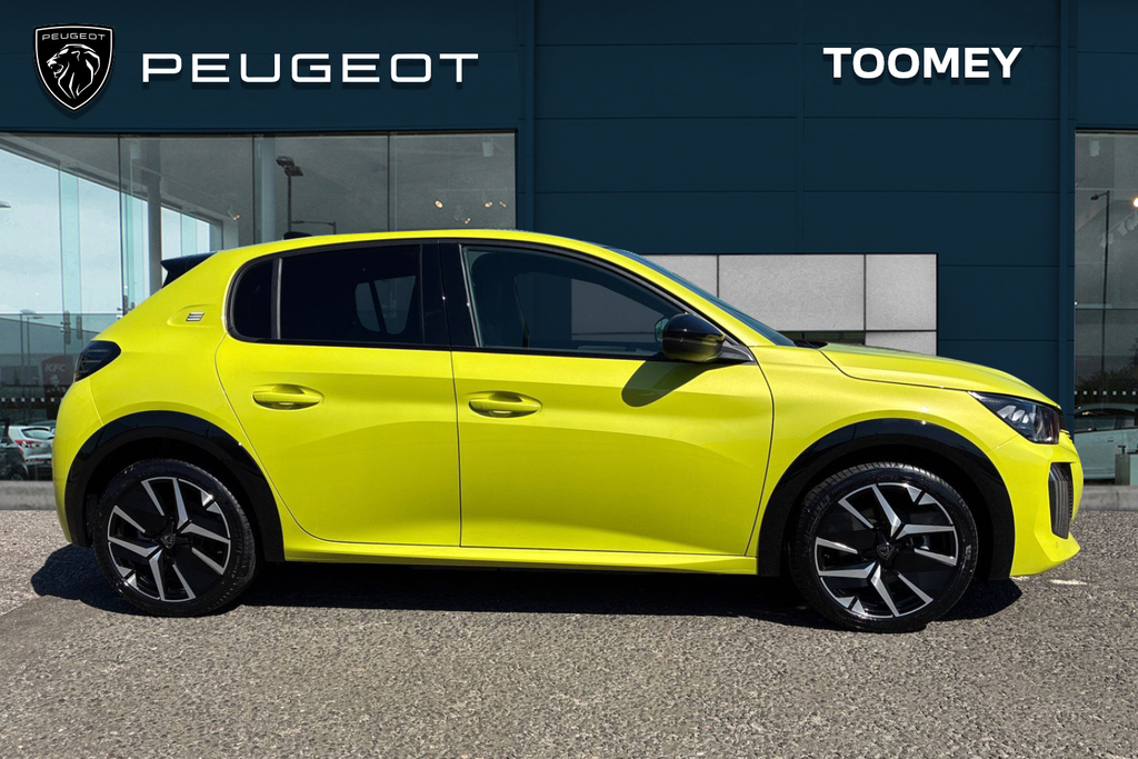 Peugeot e-208 51Kwh Gt Hatchback 11Kw Charger Yellow #3