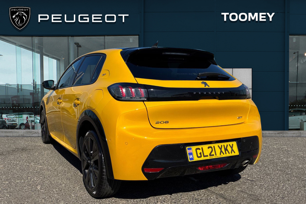 Peugeot 208 1.2 Puretech Gt Premium Hatchback Manua Yellow #3