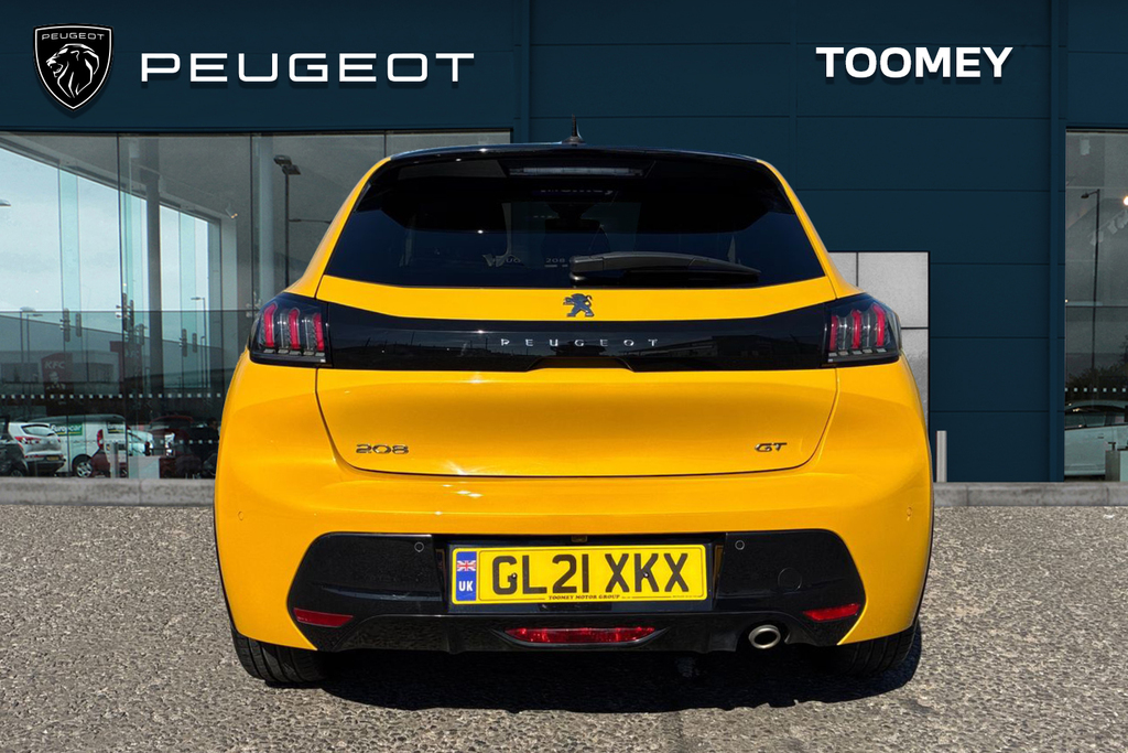 Peugeot 208 1.2 Puretech Gt Premium Hatchback Manua Yellow #6