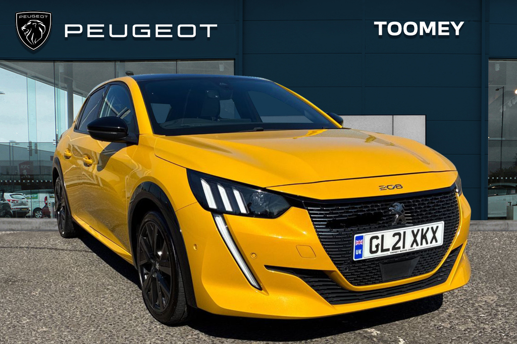 Peugeot 208 1.2 Puretech Gt Premium Hatchback Manua Yellow