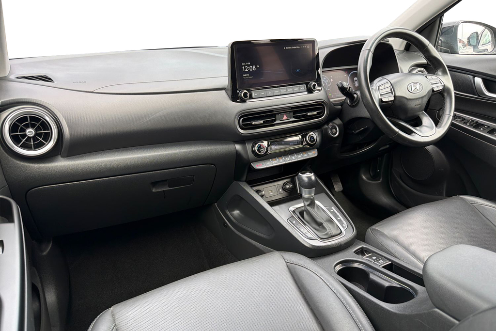 Hyundai Kona 1.6 H Gdi Ultimate Suv Hybrid Dct Euro Black #2