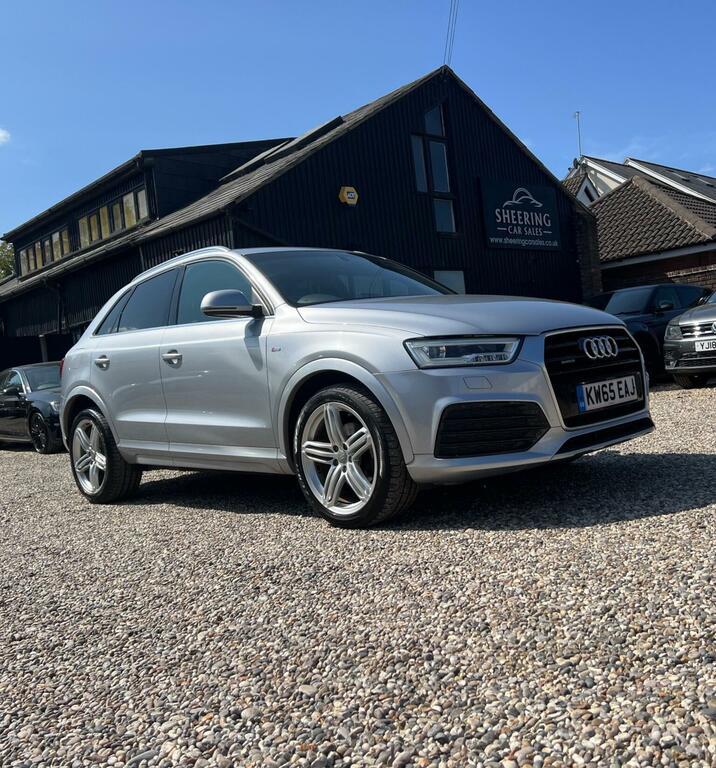 Audi Q3 2.0 Tdi S Line Plus S Tronic Quattro Euro 6 Ss Silver