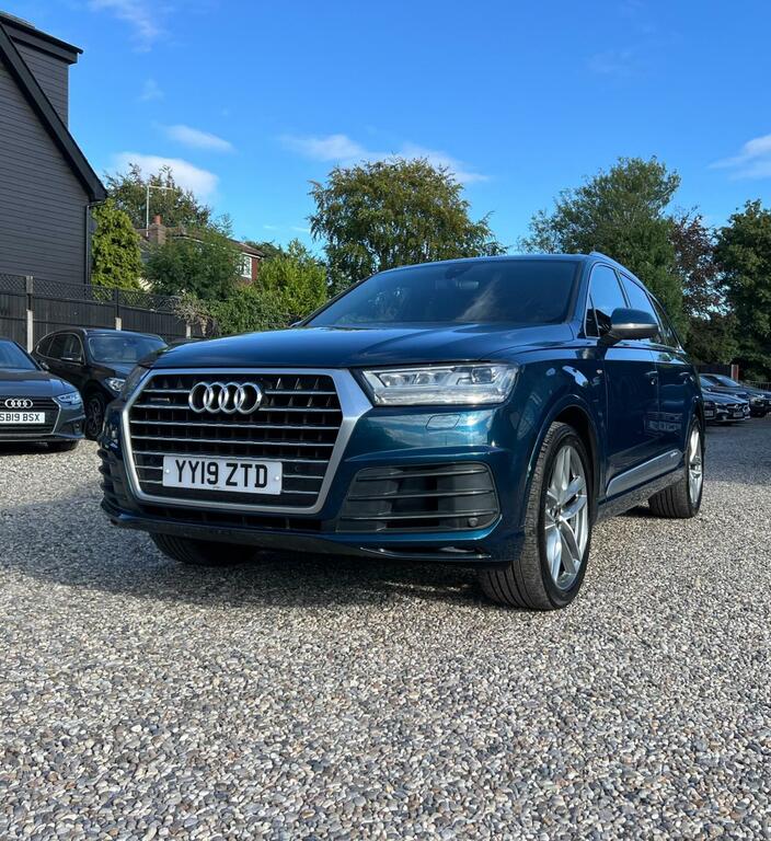 Audi Q7 3.0 Tdi V6 50 S Line Tiptronic Quattro Euro 6 Ss Blue #3