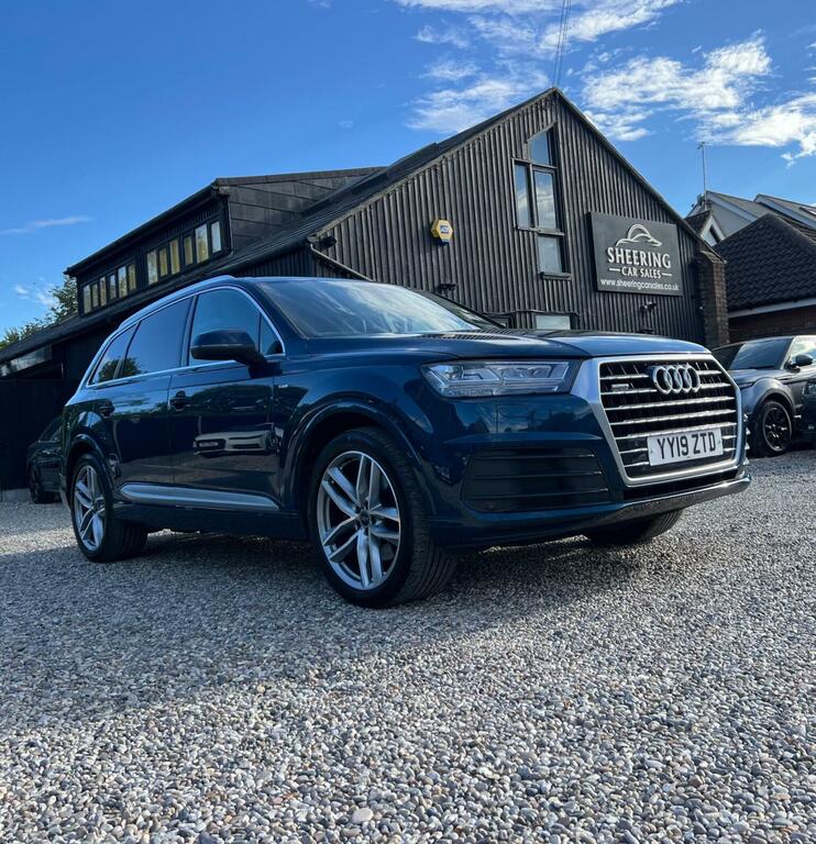 Audi Q7 3.0 Tdi V6 50 S Line Tiptronic Quattro Euro 6 Ss Blue