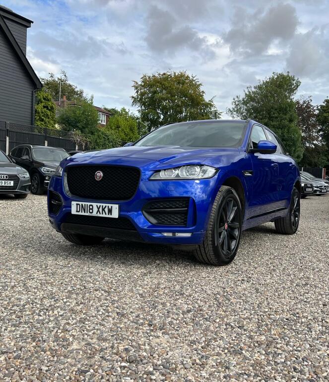 Jaguar F-Pace 2.0 D180 R-sport Awd Euro 6 Ss Blue #3