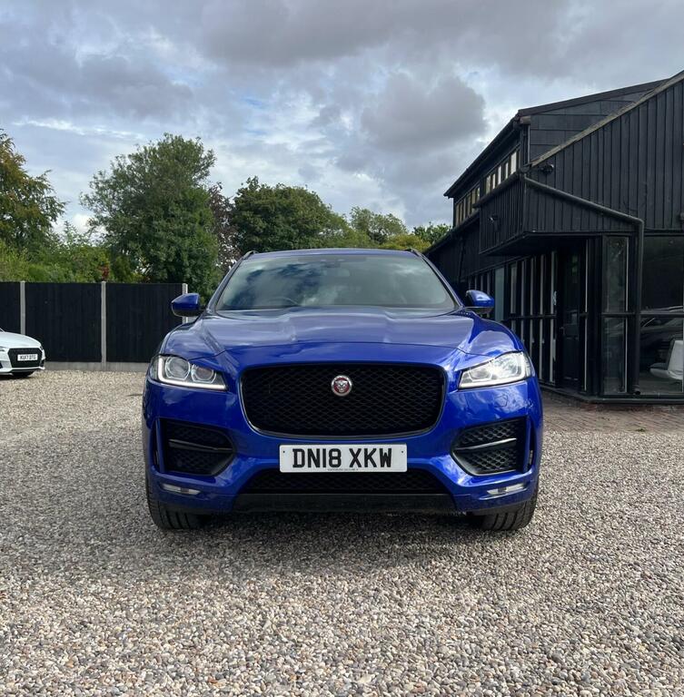 Jaguar F-Pace 2.0 D180 R-sport Awd Euro 6 Ss Blue #4