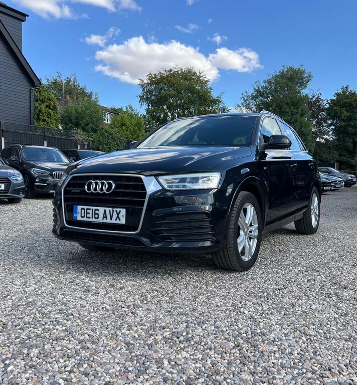 Audi Q3 2.0 Tdi S Line Quattro Euro 6 Ss Black #3