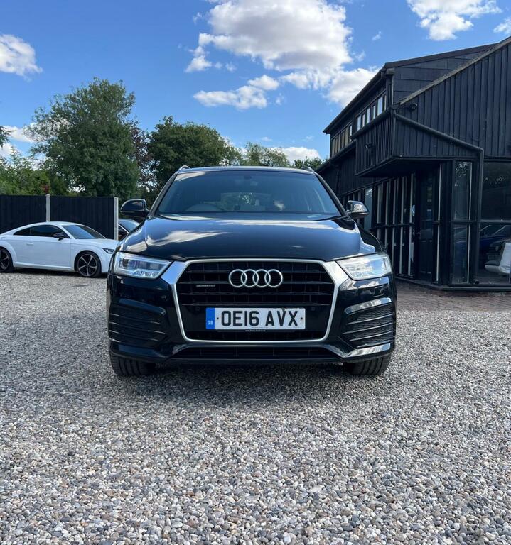 Audi Q3 2.0 Tdi S Line Quattro Euro 6 Ss Black #2