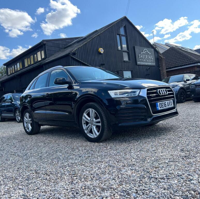 Audi Q3 2.0 Tdi S Line Quattro Euro 6 Ss Black