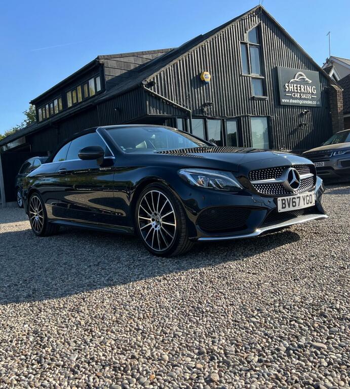 Mercedes-Benz C Class 2.1 C250d Amg Line Cabriolet G-tronic Euro 6 Ss Black