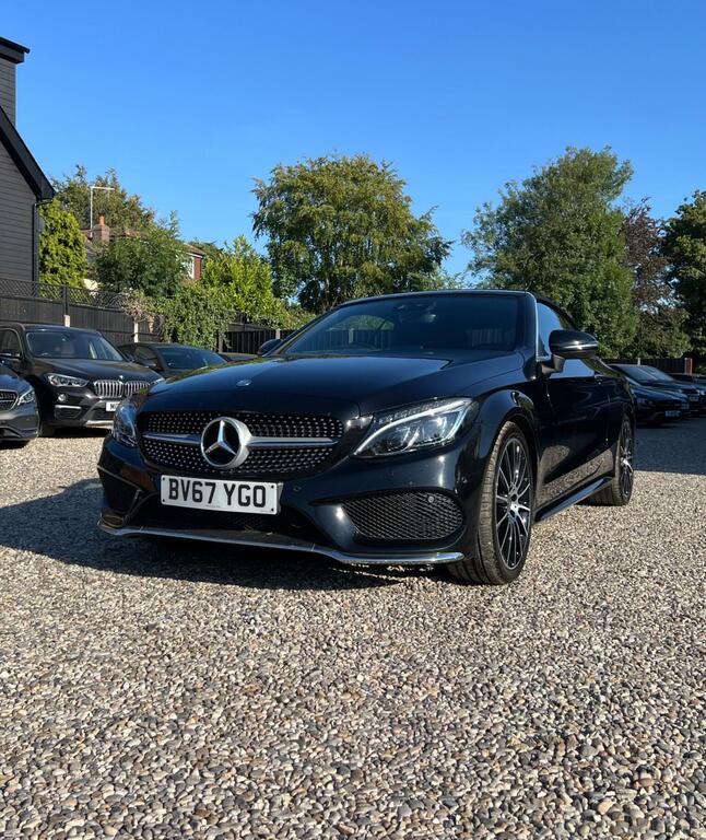 Mercedes-Benz C Class 2.1 C250d Amg Line Cabriolet G-tronic Euro 6 Ss Black #2