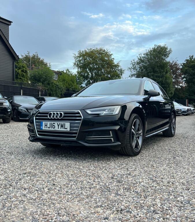Audi A4 Avant 2.0 Tfsi S Line S Tronic Euro 6 Ss HJ16YML Black #3