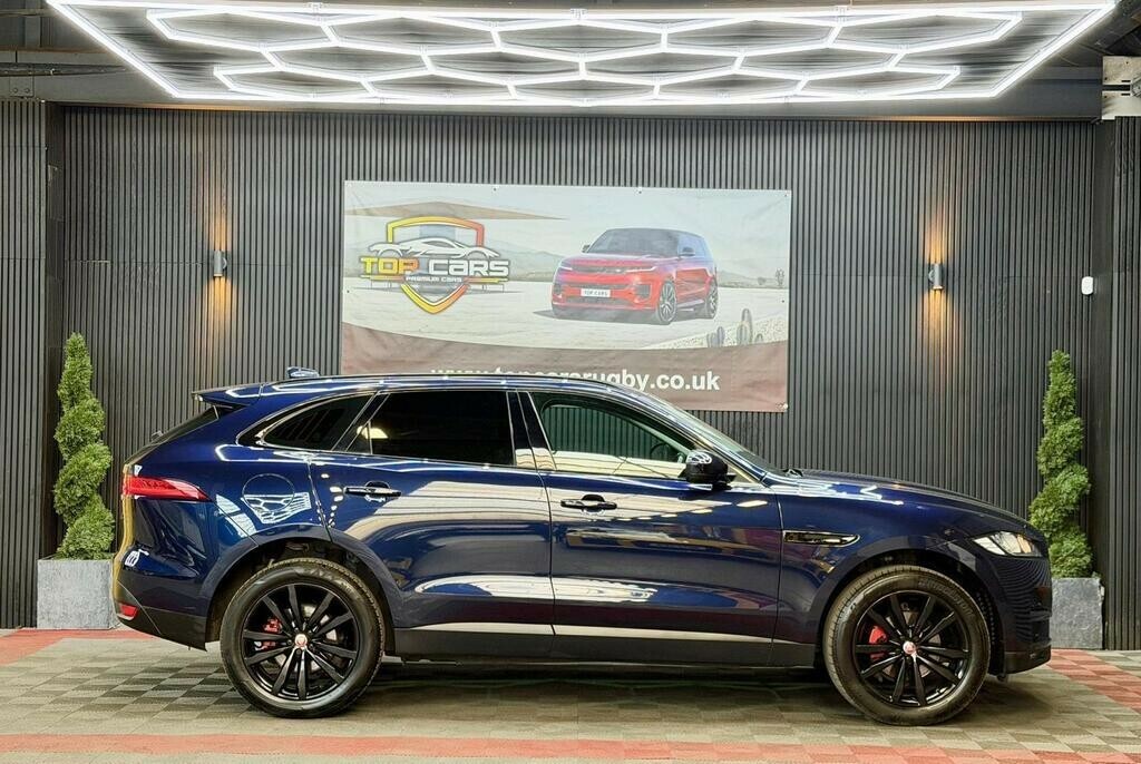 Jaguar F-Pace 2.0 D180 R-sport Blue #4