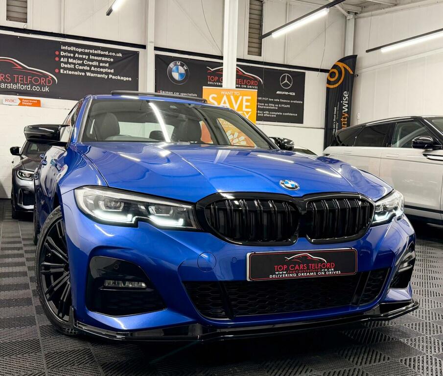 BMW 3 Series Saloon 2.0 320D M Sport Euro 6 Ss 201 FP19EXO Blue