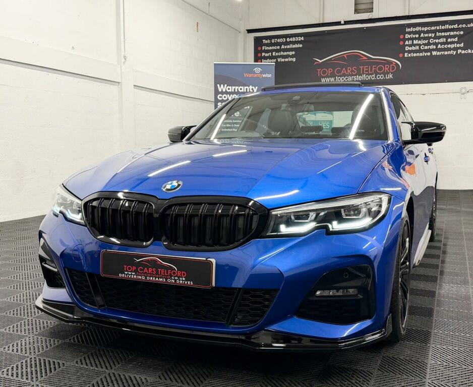 BMW 3 Series Saloon 2.0 320D M Sport Euro 6 Ss 201 FP19EXO Blue #6