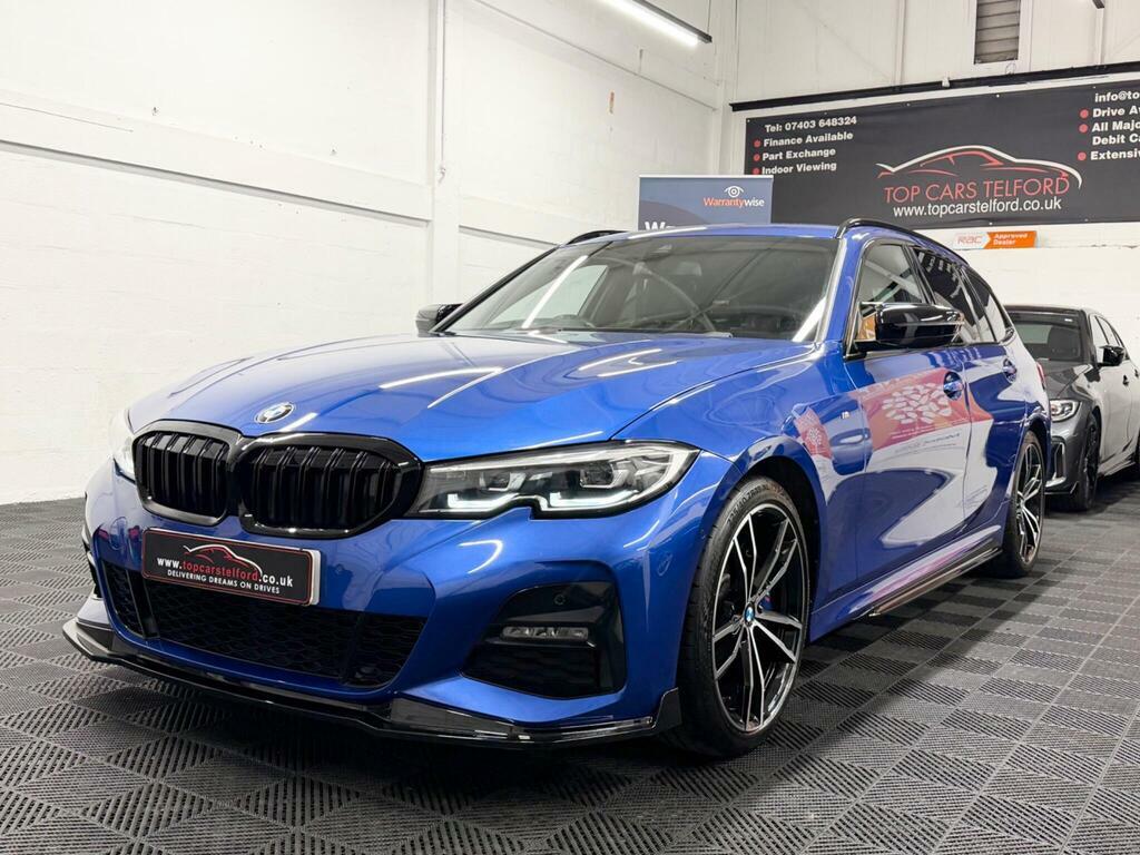 BMW 3 Series Estate 2.0 320D M Sport Touring Xdrive Euro 6 HV69YPL Blue #3