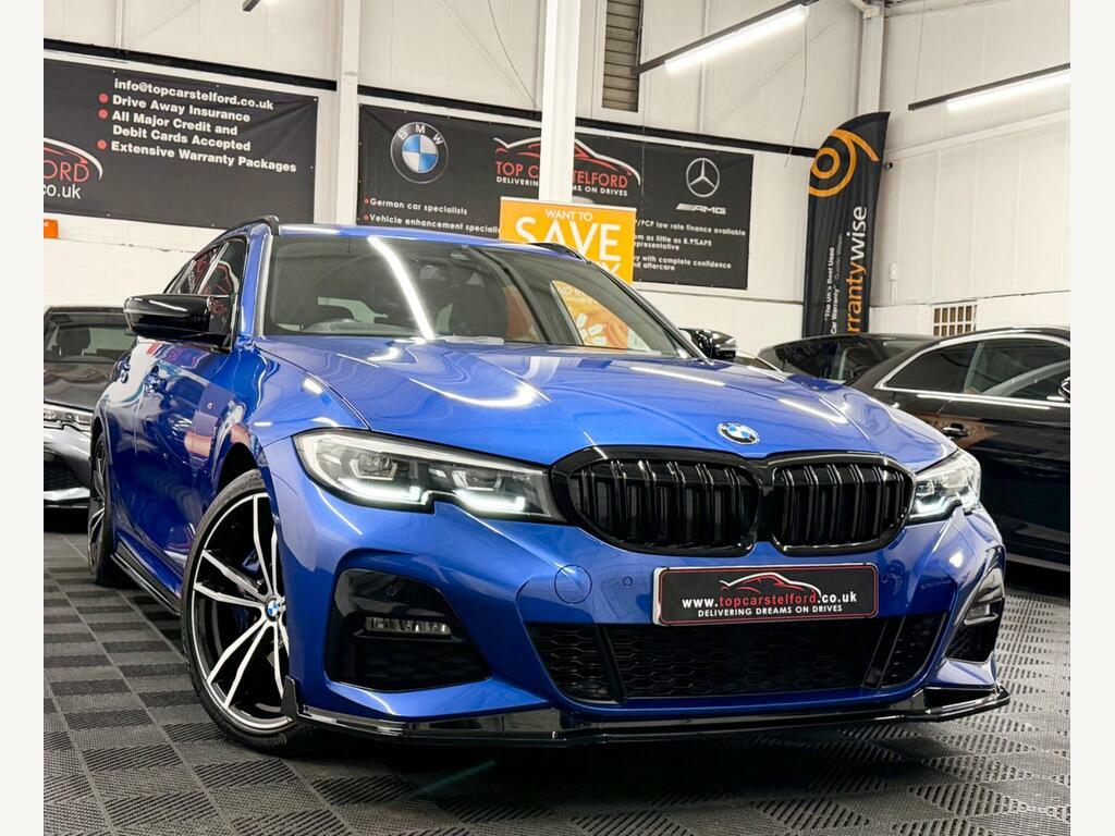 BMW 3 Series Estate 2.0 320D M Sport Touring Xdrive Euro 6 HV69YPL Blue