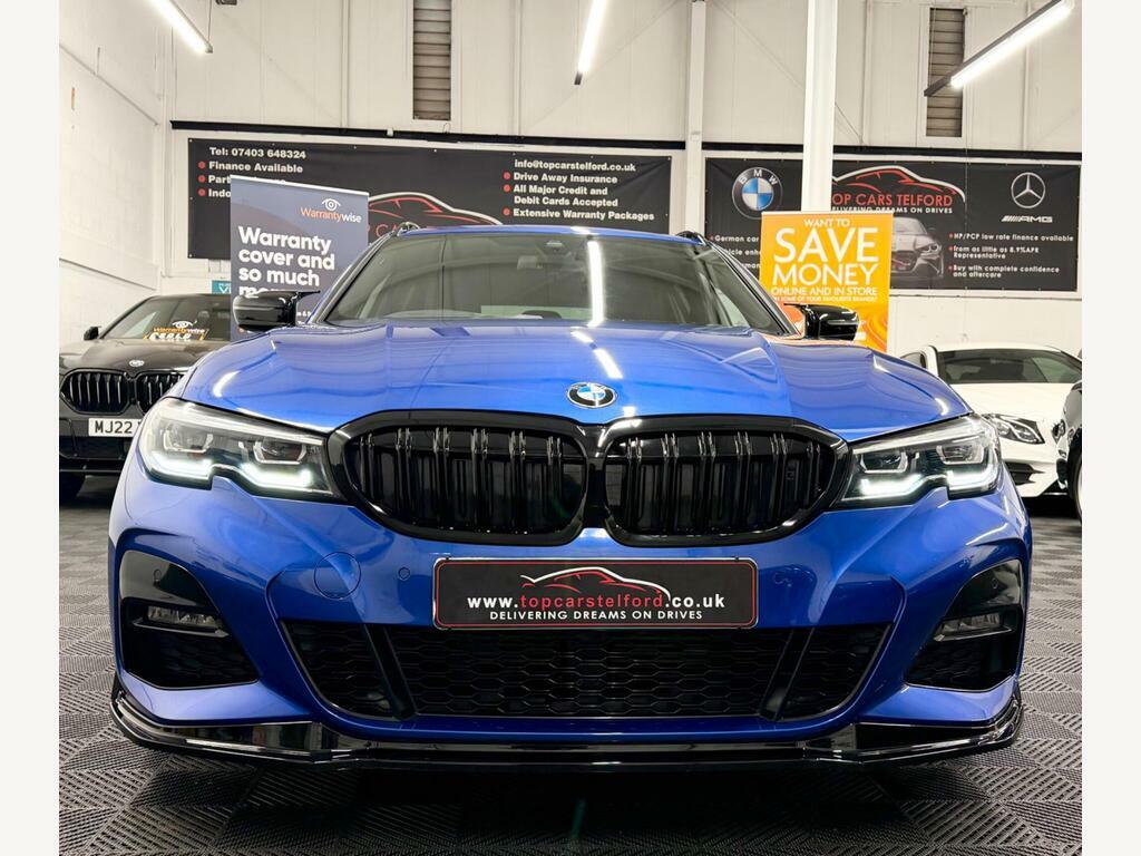 BMW 3 Series Estate 2.0 320D M Sport Touring Xdrive Euro 6 HV69YPL Blue #2