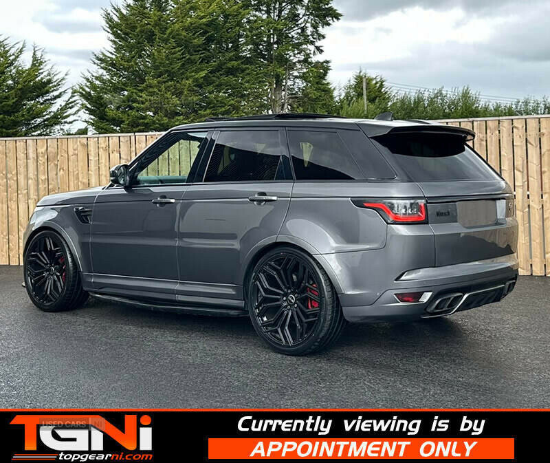 Land Rover Range Rover Sport 5.0 V8 Sc 575 Svr White #2