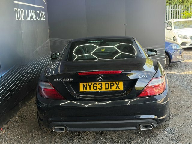 Mercedes-Benz SLK 2013 2.1 Slk250 Cdi Amg Sport G-tronic Euro 5 S NY63DPX Black #3