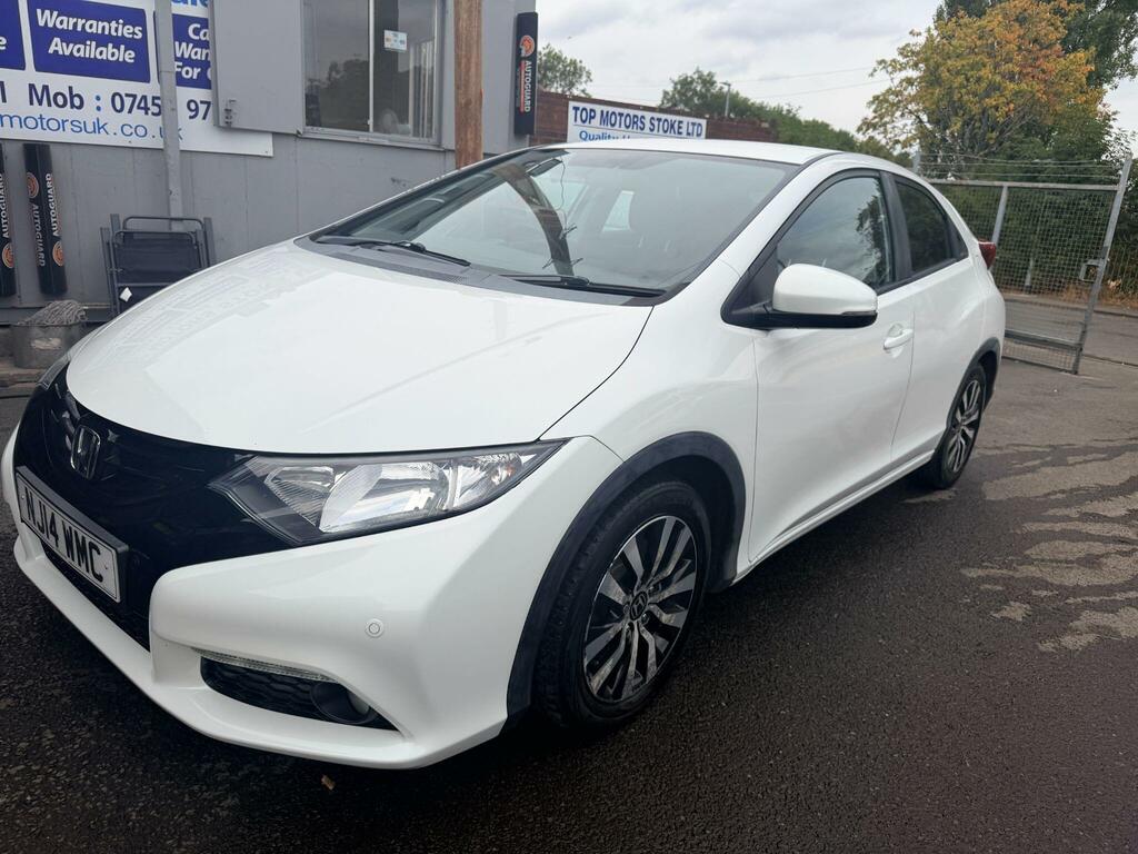 Honda Civic 1.6 I-dtec Se Plus Euro 5 Ss White #3