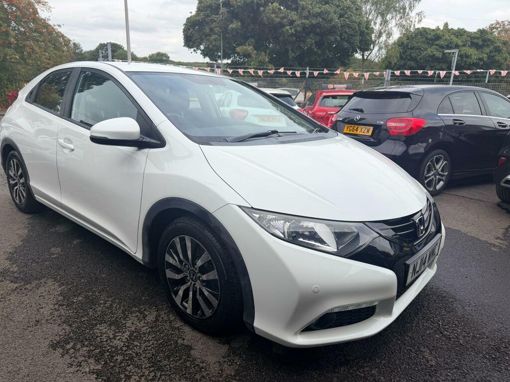 Honda Civic 1.6 I-dtec Se Plus Euro 5 Ss White #5