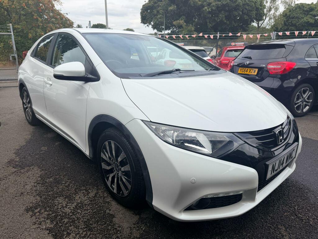 Honda Civic 1.6 I-dtec Se Plus Euro 5 Ss White #6