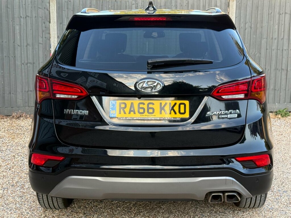 Hyundai Santa Fe 2.2 Crdi Blue Drive Premium 4Wd Euro 6 Ss RA66KKO Black #4